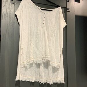 FREE PEOPLE White flowy top